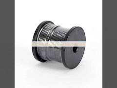 304 स्टेनलेस स्टील वायर रस्सी काला पीवीसी लेपित